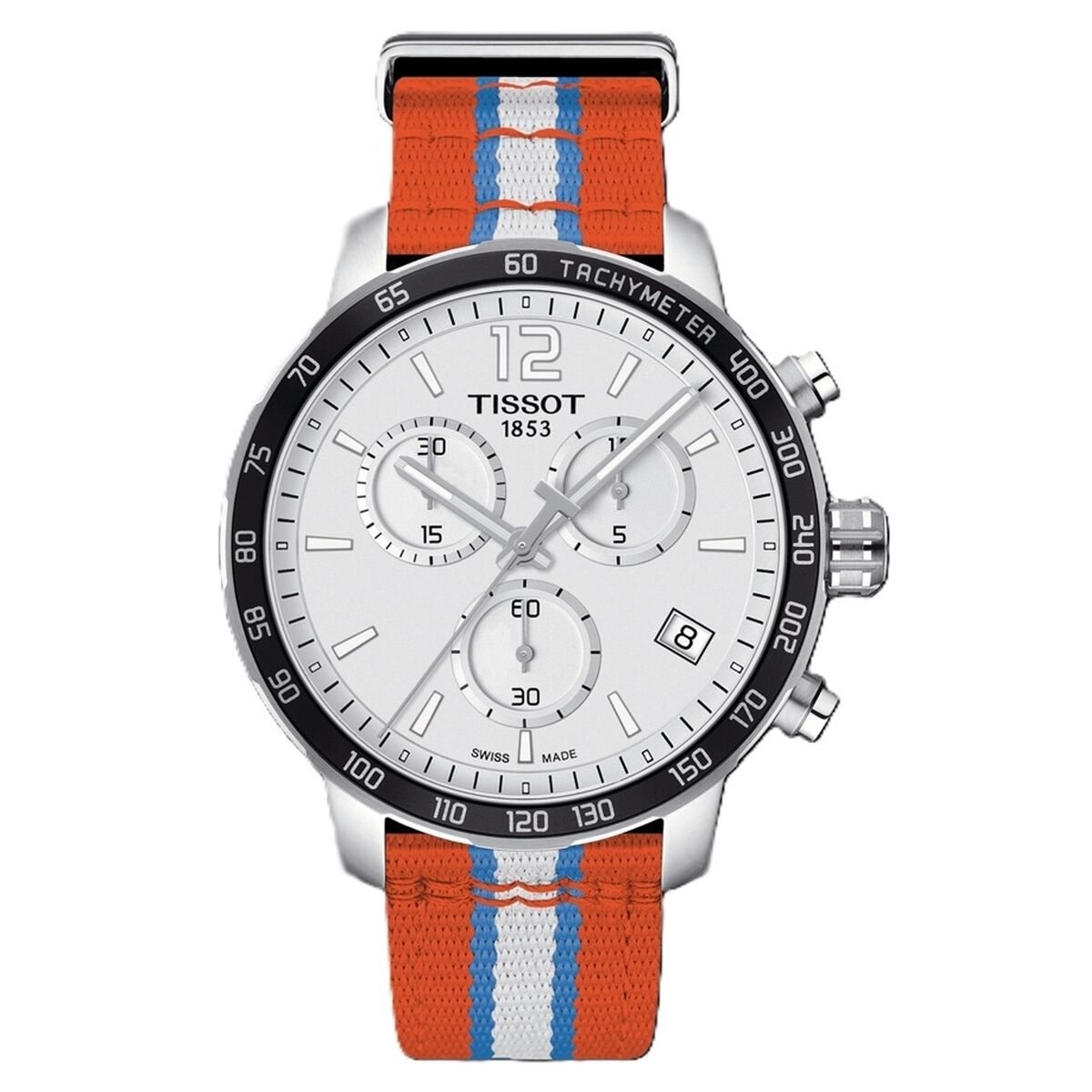Ceas Bărbați Tissot QUICKSTER NBA OKLAHOMA CITY THUNDER Argintiu