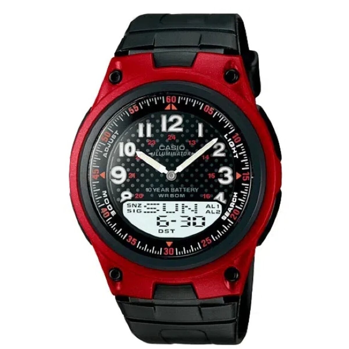 Ceas Bărbați Casio ILLUMINATOR TELEMEMO 30 Negru (Ø 40 mm)