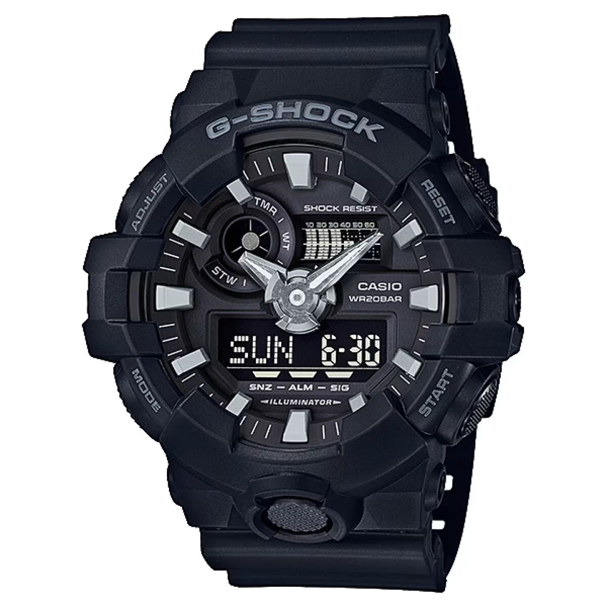 Ceas Bărbați Casio G-Shock OVERSIZED FULL BLACK (Ø 53 mm)