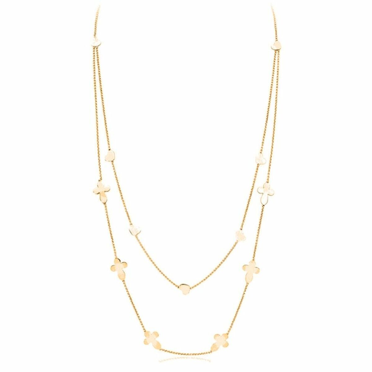 Colier Damă Amen CROCI CUORI DOPPIA