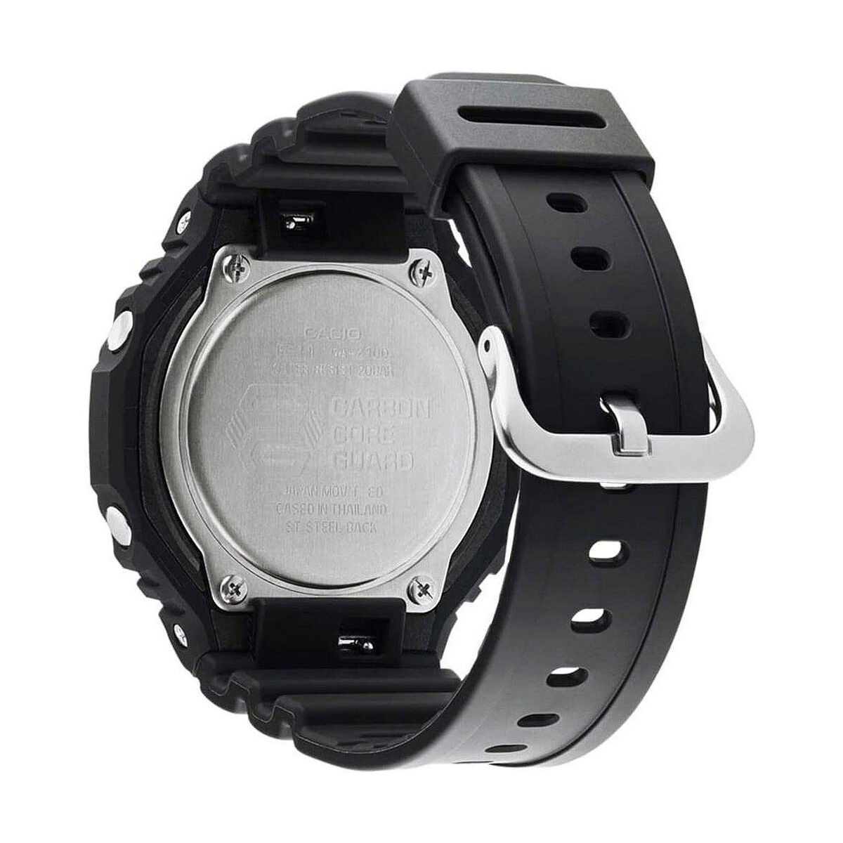 Ceas Bărbați Casio G-Shock OAK - NEON ORANGE INDEX Negru (Ø 45 mm)