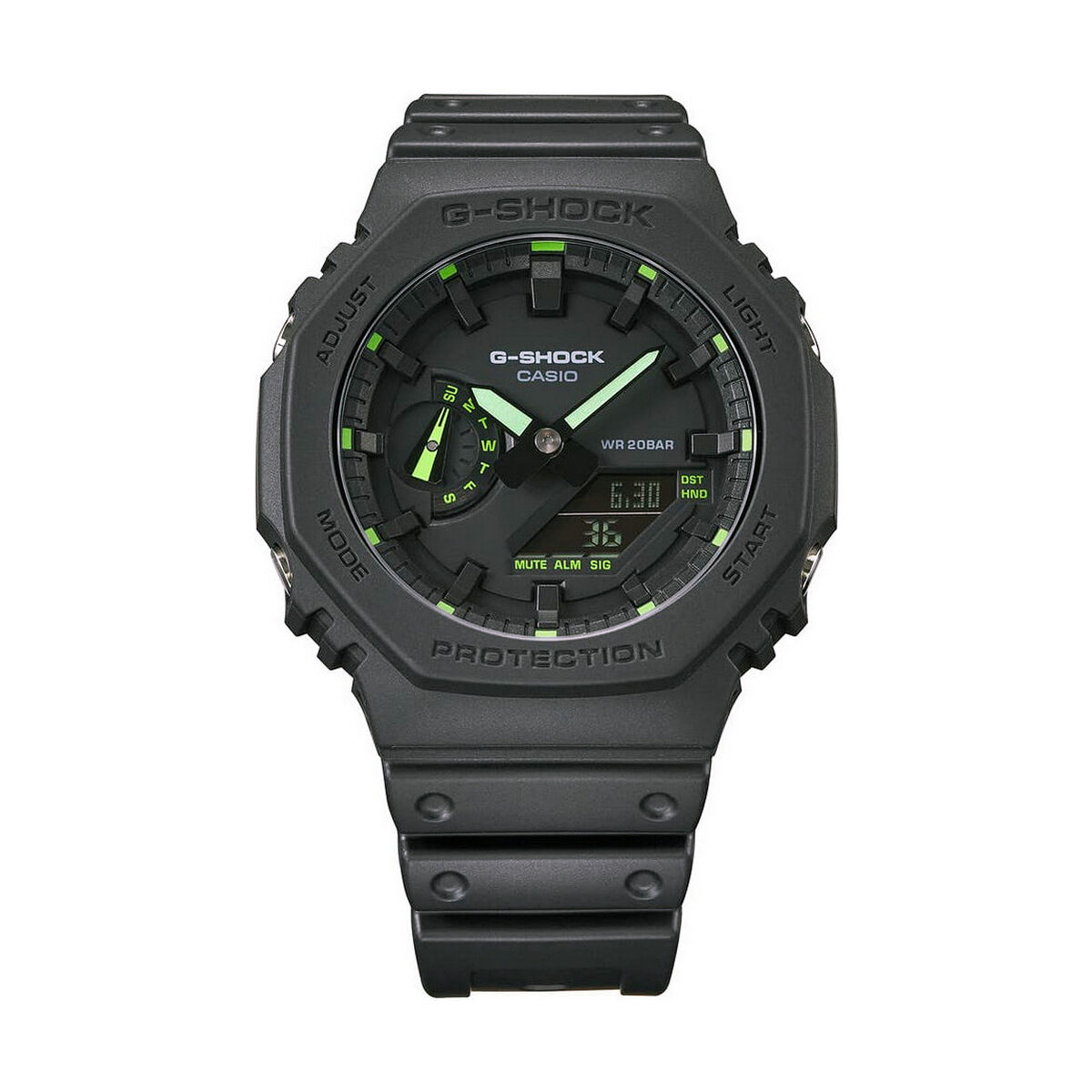 Ceas Bărbați Casio G-Shock OAK - Neon Green Index (Ø 45 mm)
