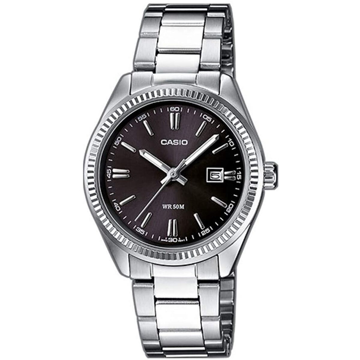 Ceas Bărbați Casio MTP-1302PD-1A1VEF Argintiu Multifuncție (Ø 39 mm) (Ø 38,5 mm)