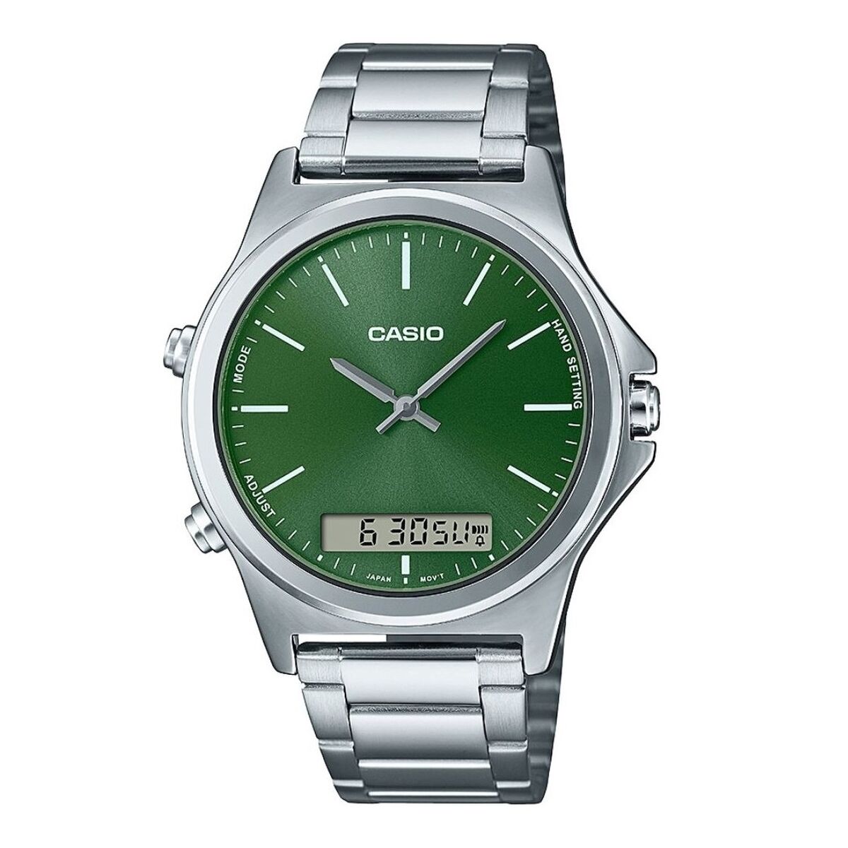Ceas Bărbați Casio COLLECTION Verde Argintiu (Ø 41,5 mm)