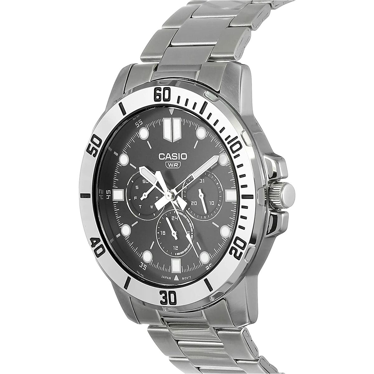 Ceas Bărbați Casio COLLECTION Negru Argintiu (Ø 45 mm)