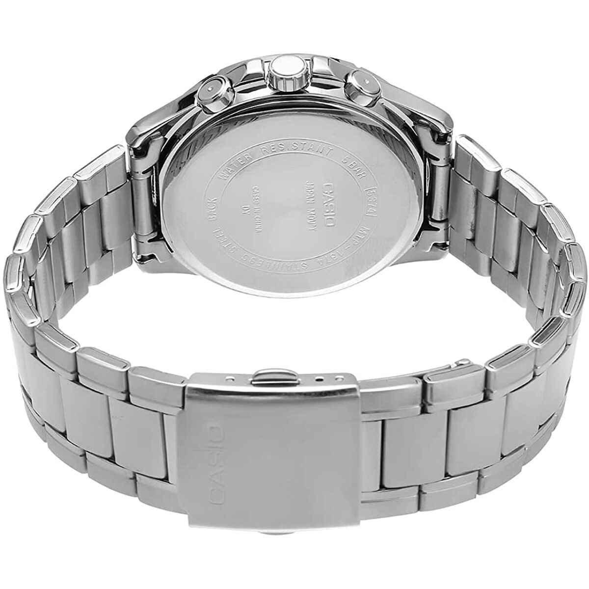Ceas Bărbați Casio MULTIFUNCTION CALENDAR - BLACK Negru Argintiu (Ø 43,5 mm) (Ø 35 mm)