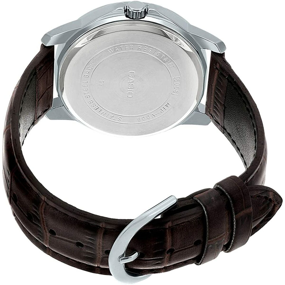 Ceas Bărbați Casio MULTIFUNCTION SILVER, LEATHER (Ø 41,5 mm)