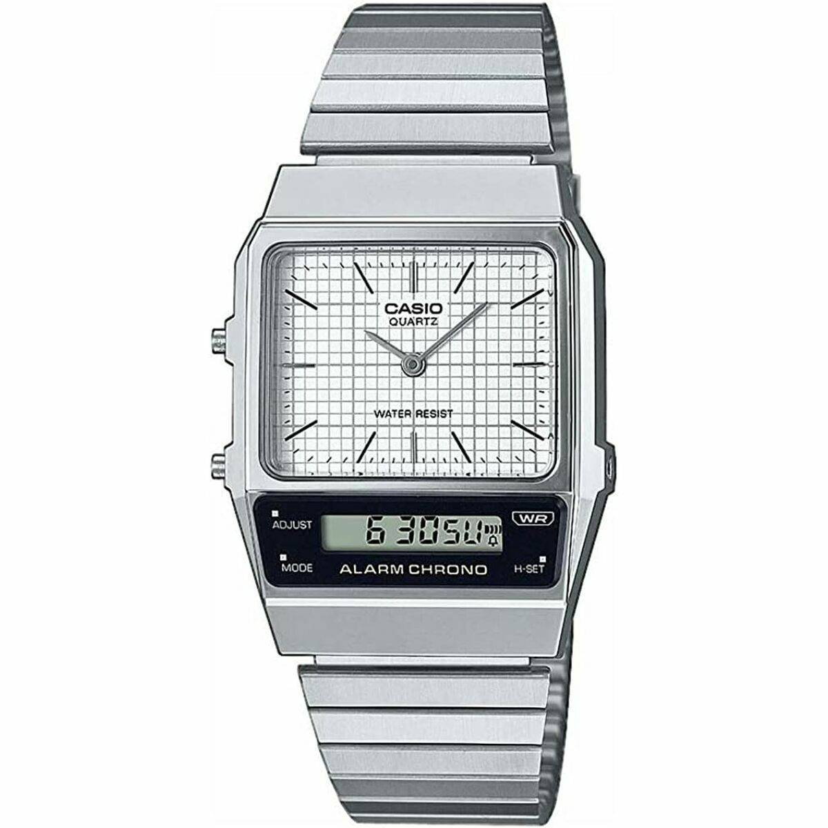 Ceas Unisex Casio VINTAGE EDGY COLLECTION Argintiu (Ø 40 mm) (Ø 32 mm)