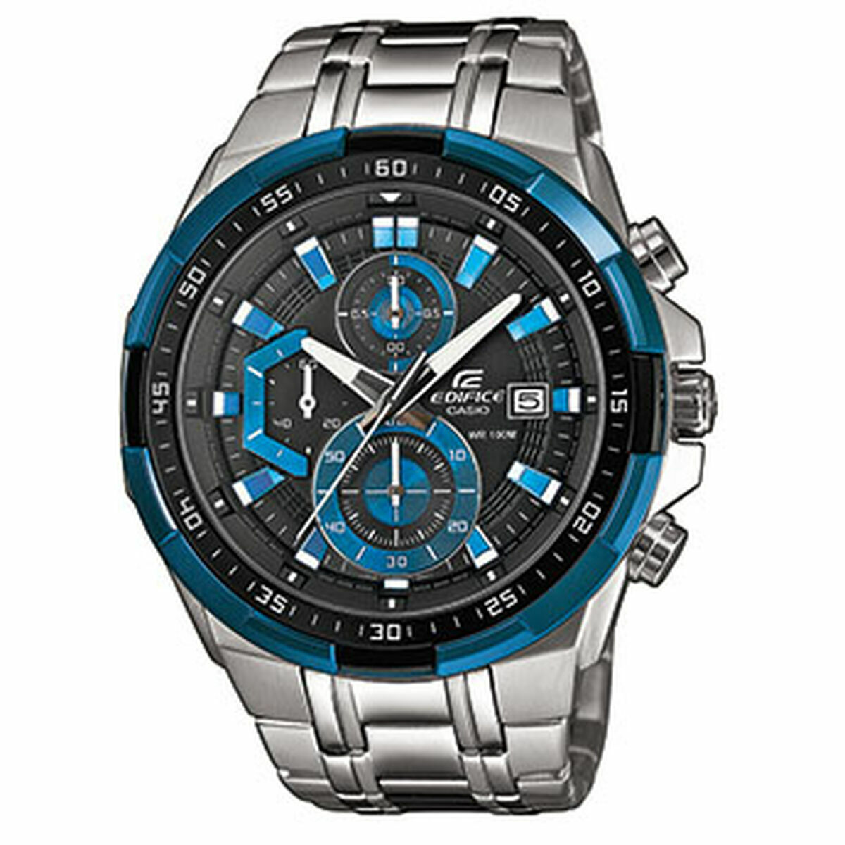 Ceas Bărbați Casio EFR-539D-1A2VUEF Negru Argintiu (Ø 49 mm)