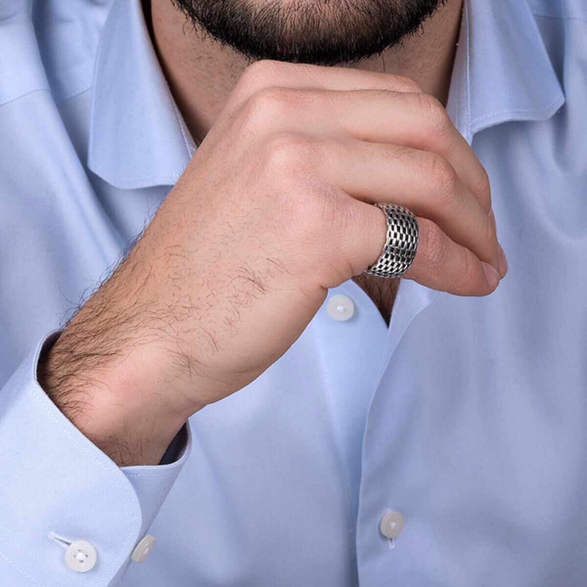 Inel Bărbați Albert M. WSOX00379.S-24 Argintiu