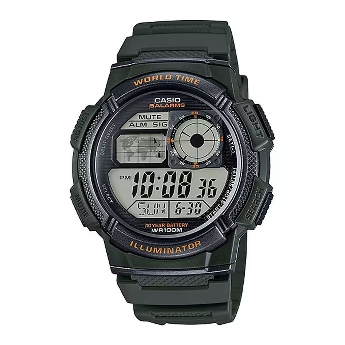 Ceas Bărbați Casio WORLD TIME ILLUMINATOR (Ø 43 mm)