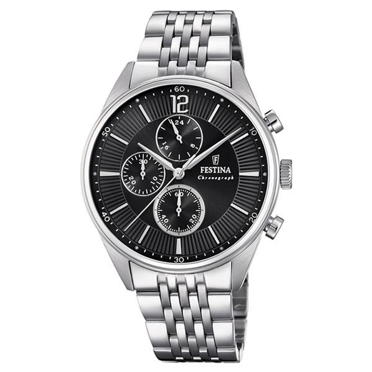 Ceas Bărbați Festina F20285/4 Negru Argintiu