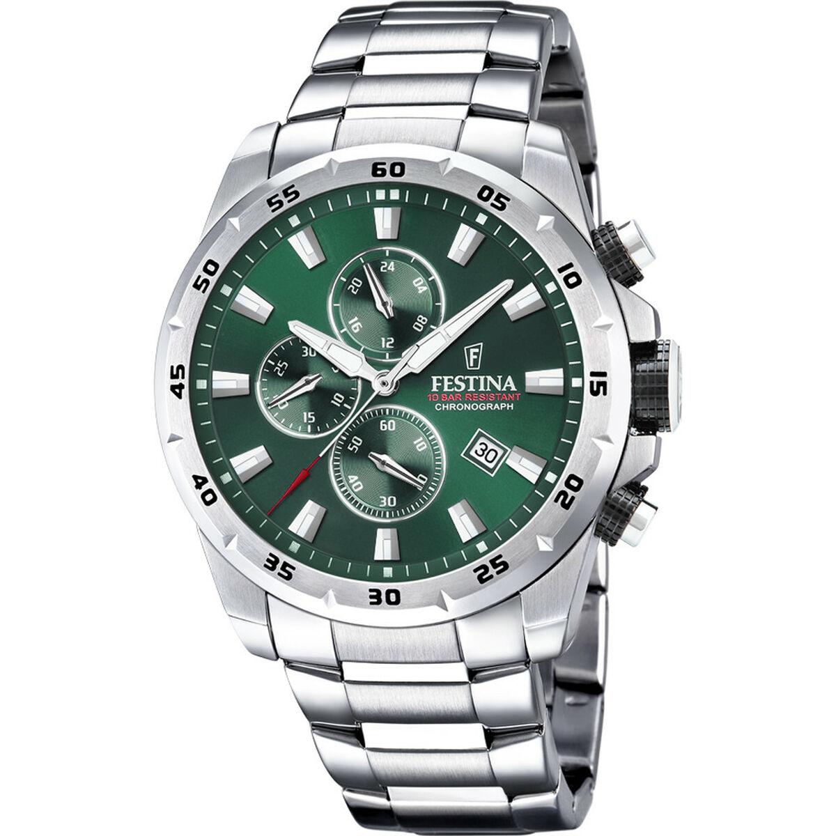 Ceas Bărbați Festina F20463/3 Verde Argintiu