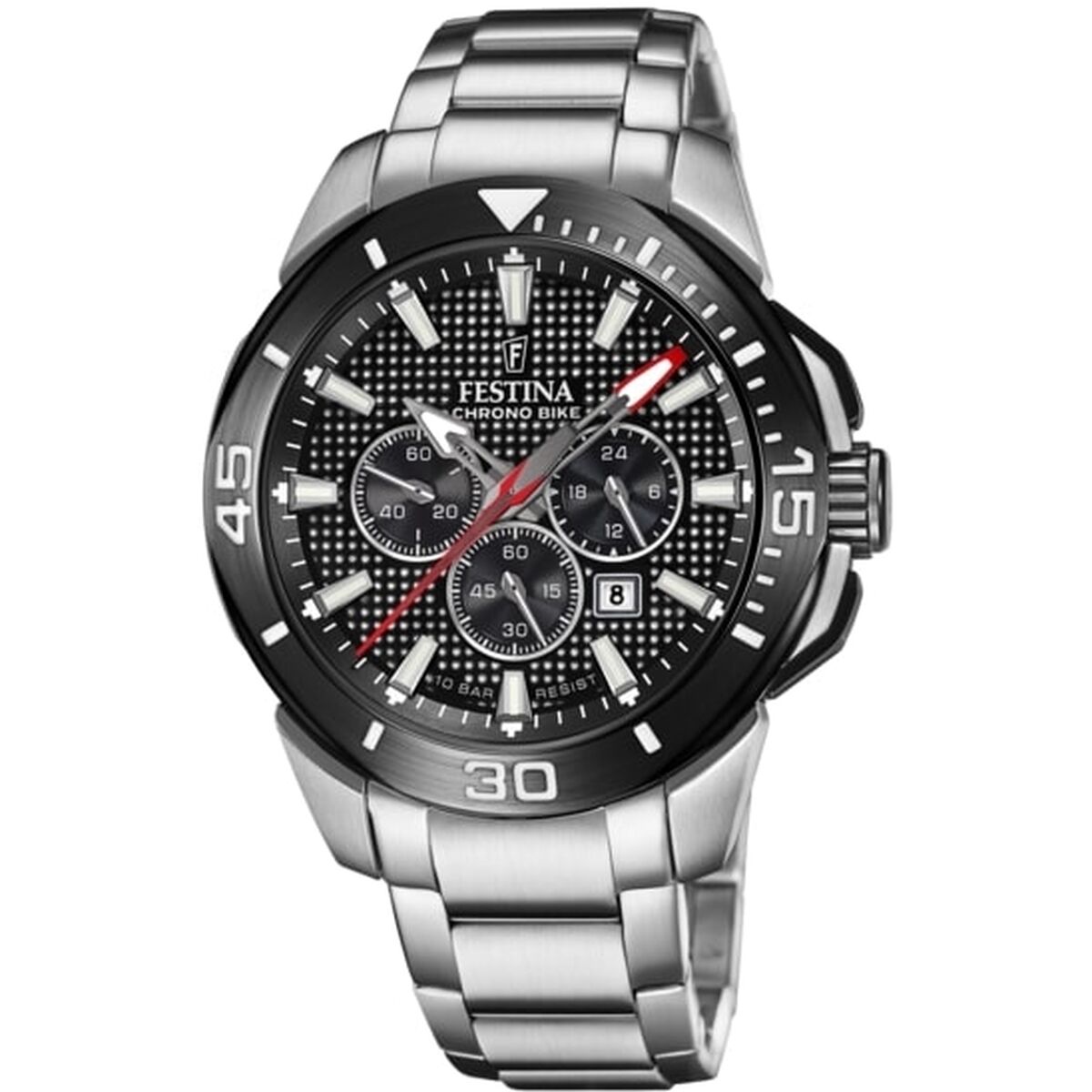 Ceas Bărbați Festina F20641/4 Negru Argintiu