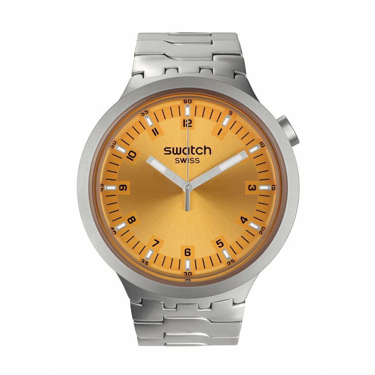 Ceas Bărbați Swatch SB07S103G Galben Argintiu (Ø 47 mm)
