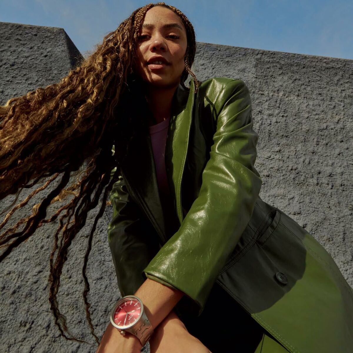 Ceas Unisex Swatch SB07S104G Negru Argintiu (Ø 47 mm)