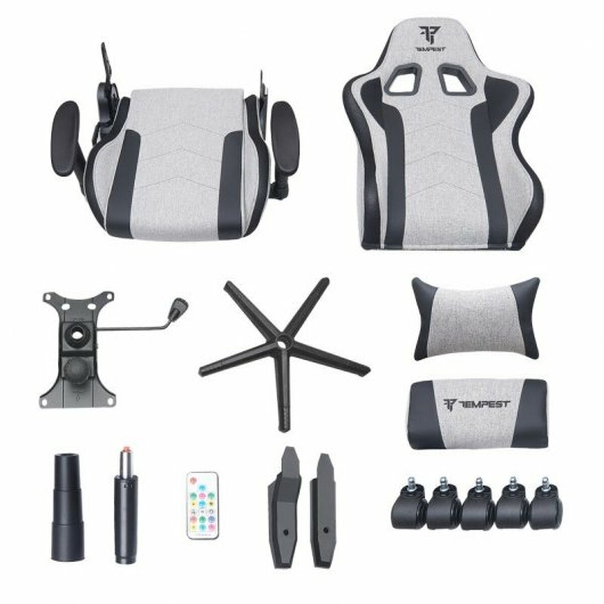 Scaun de Birou Tempest Glare  Gri