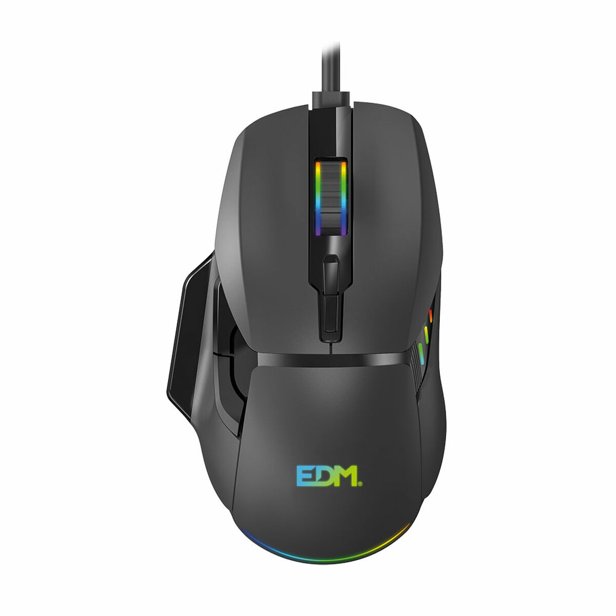 Mouse Gaming cu LED EDM 07753 for players Negru 7200 dpi