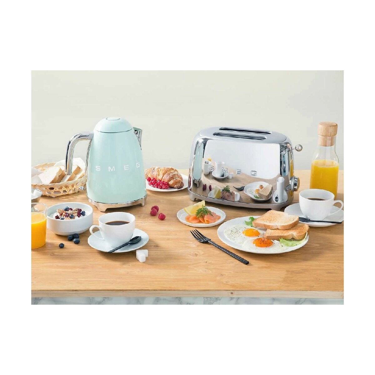 Prăjitor de Pâine Smeg TSF01SSEU 950 W Crom