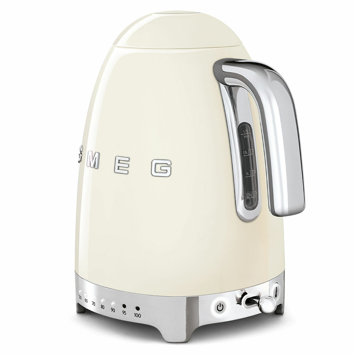 Fierbător Smeg KLF04CREU 2400 W 1,7 L Crem Oțel inoxidabil Plastic