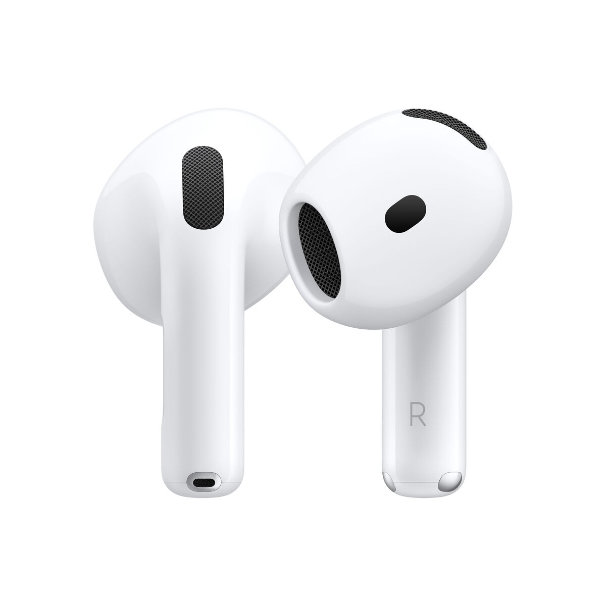 Căști fără fir cu carcasă de încărcare Apple Airpods 4 Alb