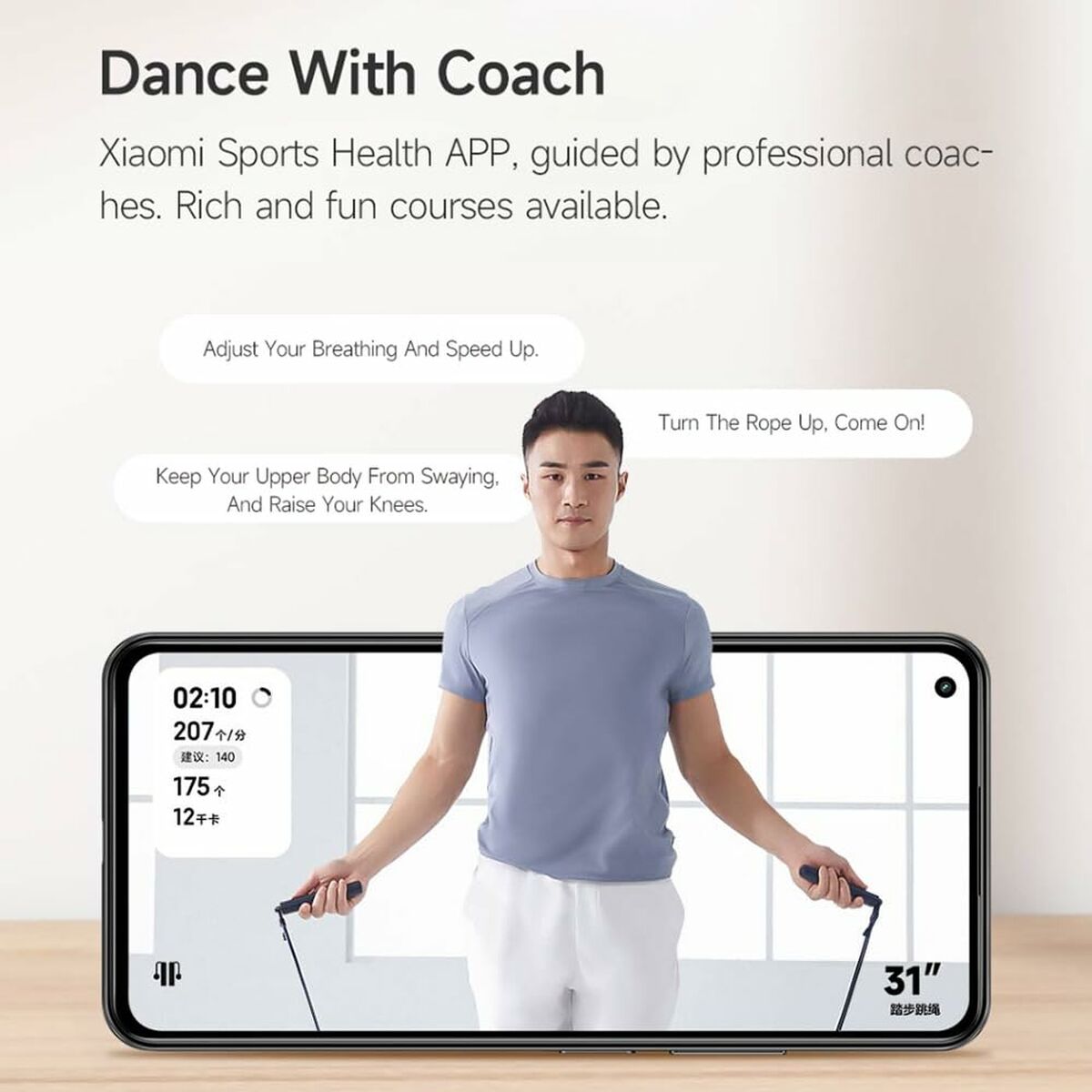 Coardă de sărit inteligentă Xiaomi BHR6944GL Negru 300 cm