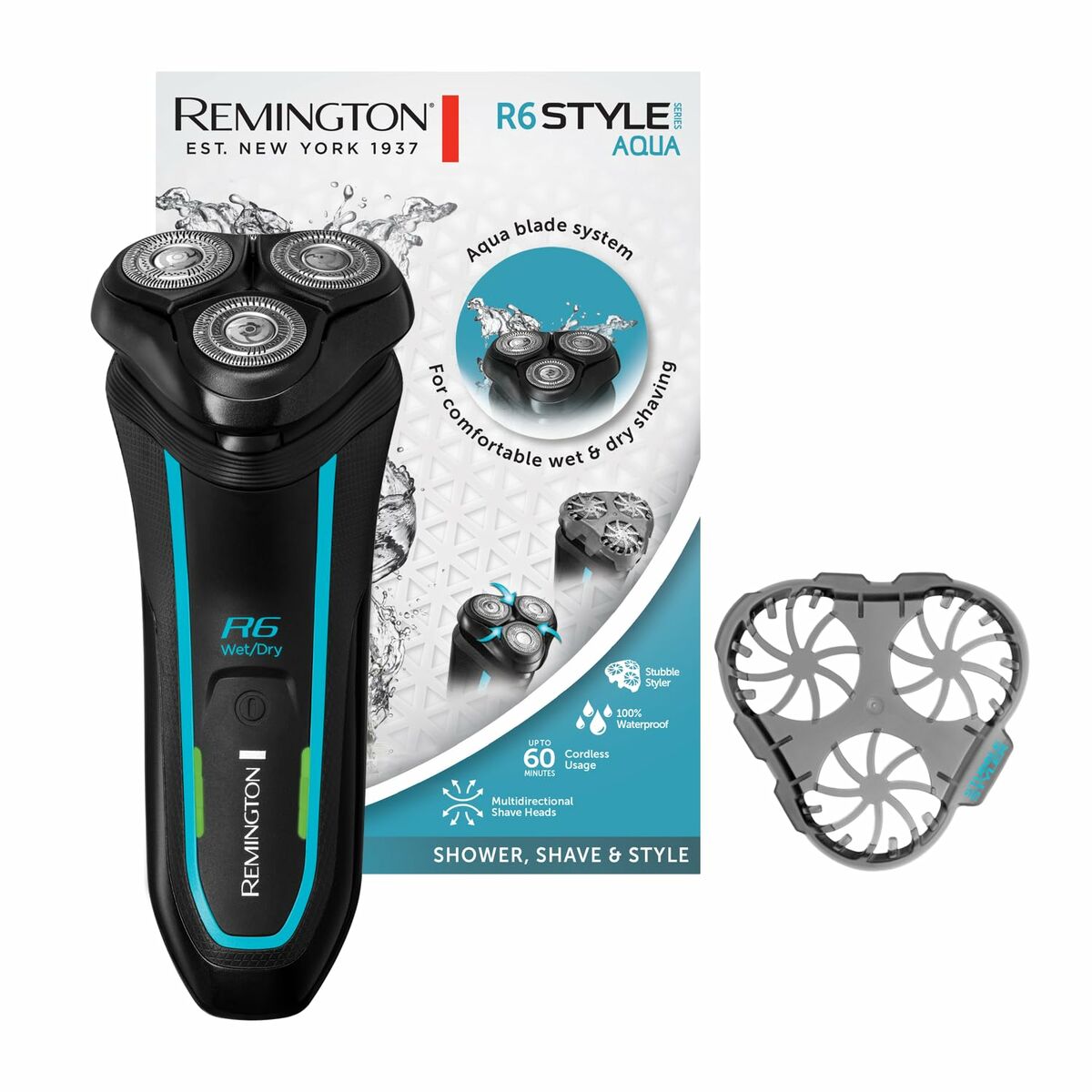 Aparat de ras electric Remington R6 STYLE AQUA WET&DRY R6000
