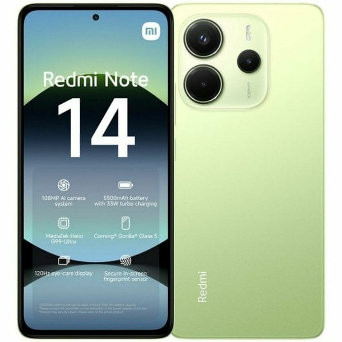 Smartphone Xiaomi REDMI NOTE 14 6,67" 8 GB RAM 256 GB Verde