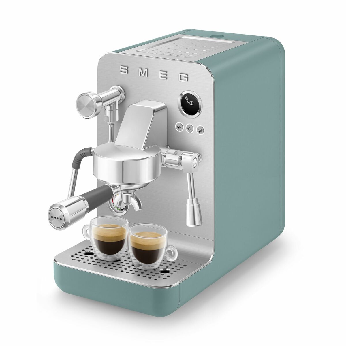 Cafetieră Express cu Braț Smeg EMC02EGMEU Verde 1350 W 1 L