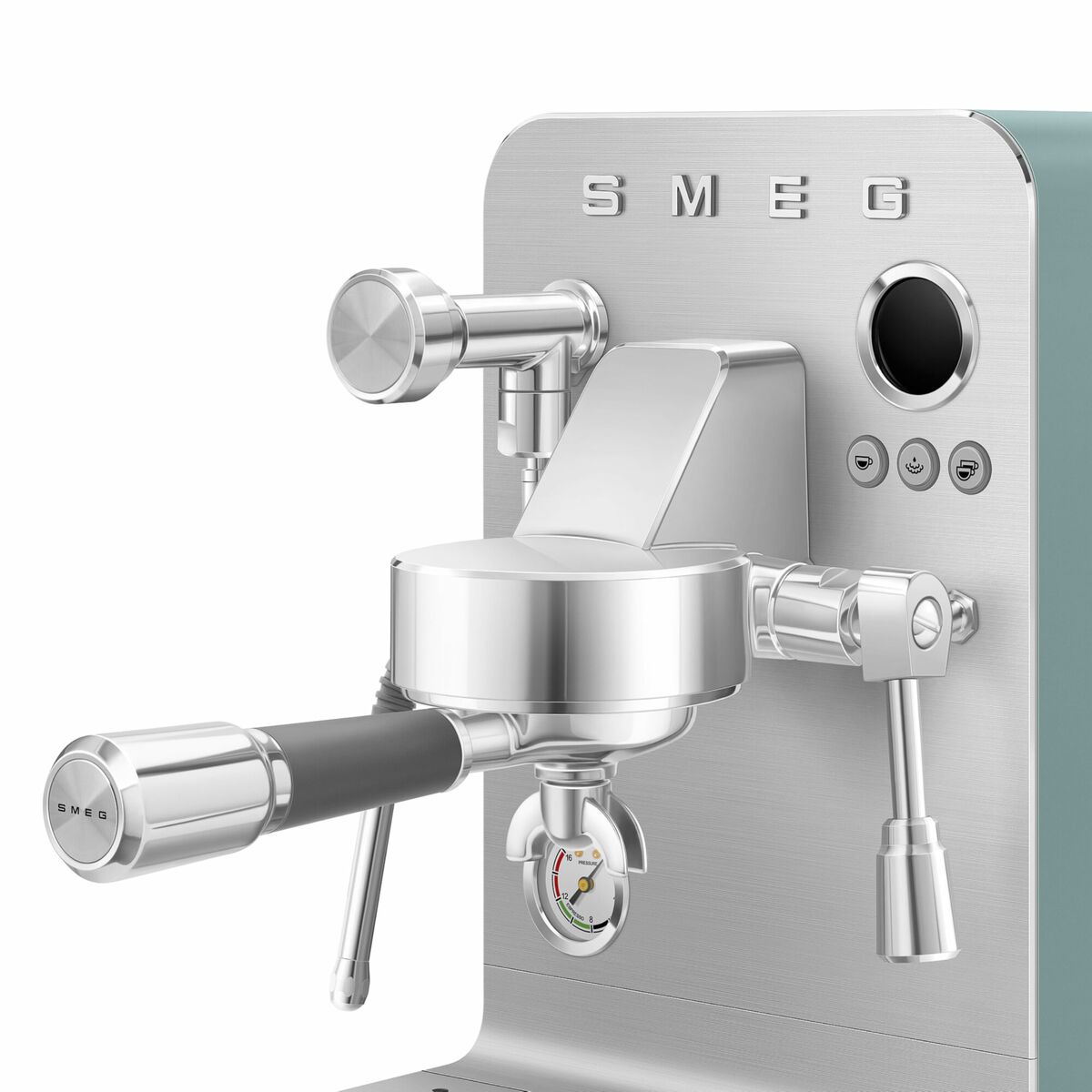 Cafetieră Express cu Braț Smeg EMC02EGMEU Verde 1350 W 1 L