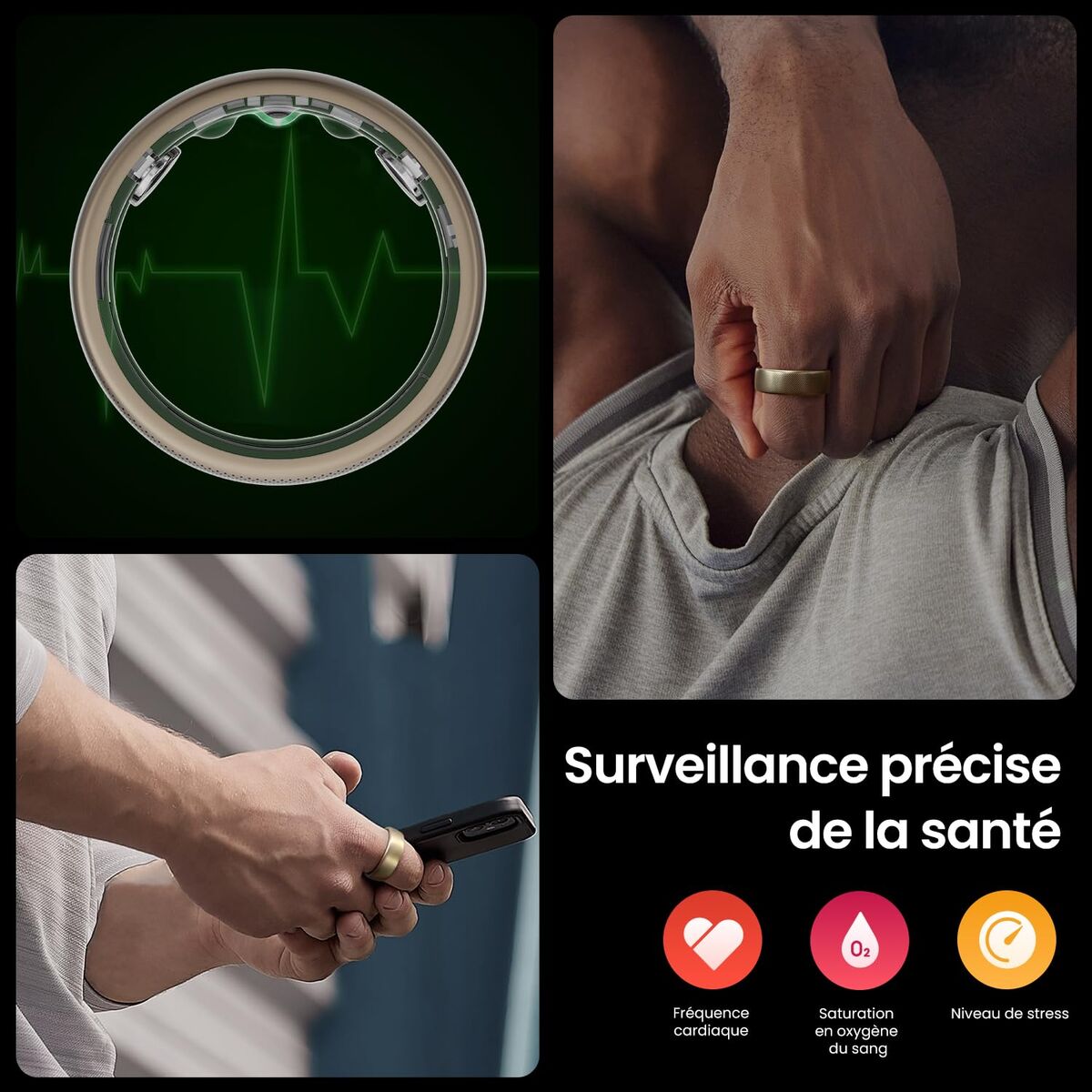 Inel inteligent Amazfit HELIO RING SIZE 12 TIT W2321TY2N Titaniu