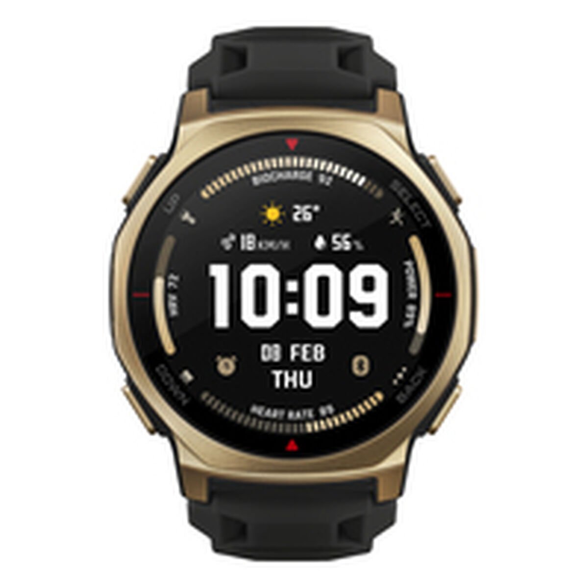 Smartwatch Amazfit W2548GL1N Negru Auriu* Ø 44 mm