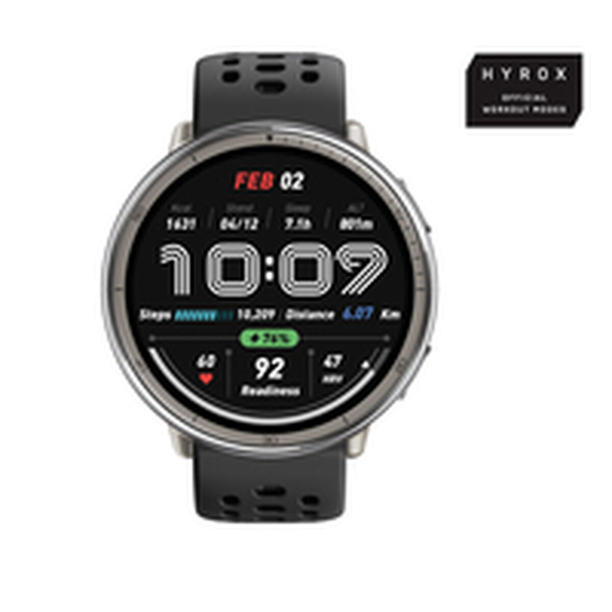Smartwatch Amazfit Active 2 Negru Argintiu Ø 44 mm