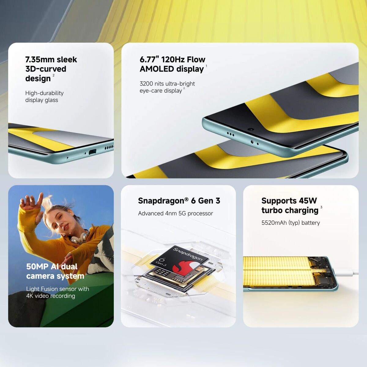 Smartphone Poco 8 GB RAM 256 GB Argintiu