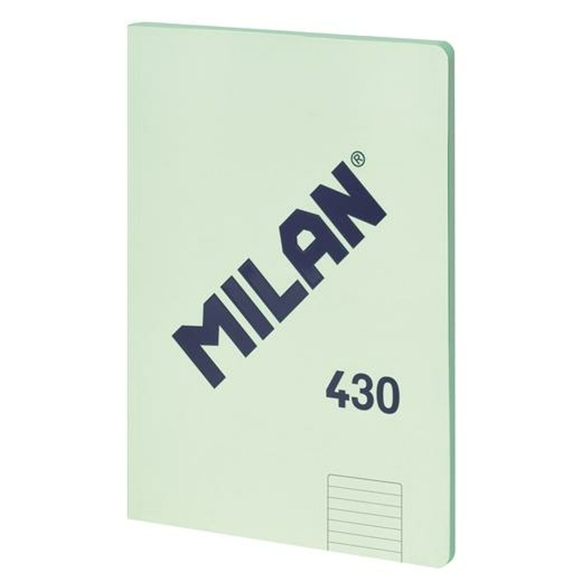 Notebook Milan 430 Verde A4 48 Frunze 21 x 29,7 cm (3 Unități)