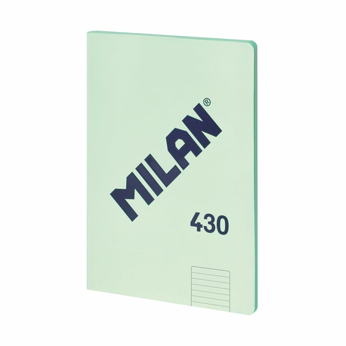 Notebook Milan 430 Verde A4 48 Frunze 21 x 29,7 cm (3 Unități)