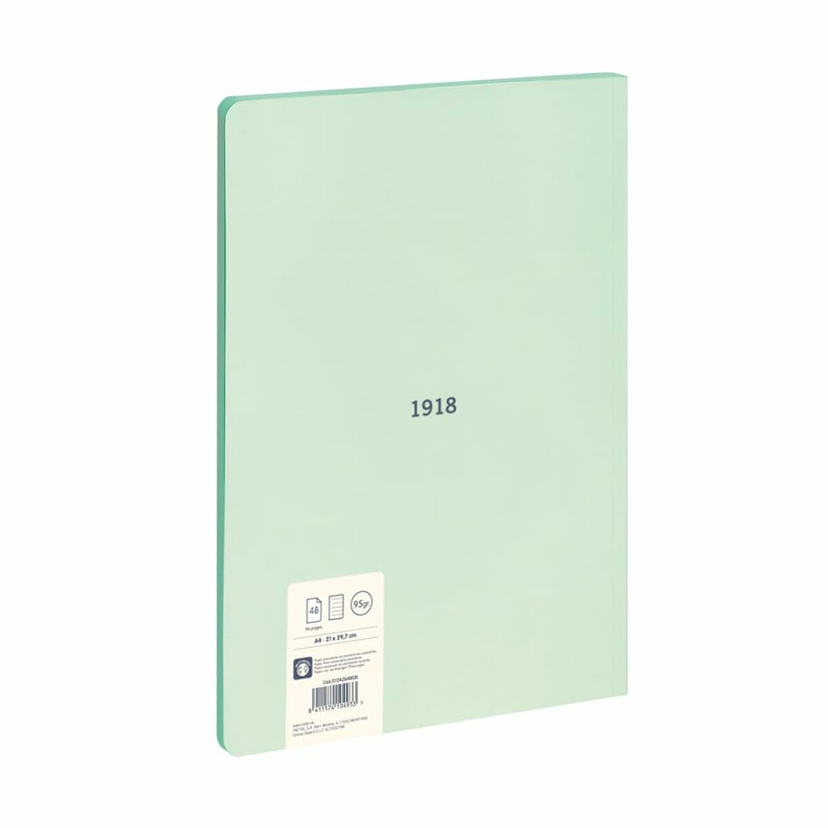 Notebook Milan 430 Verde A4 48 Frunze 21 x 29,7 cm (3 Unități)