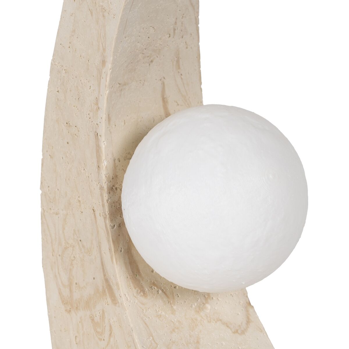 Lampă de masă Crem Polirășină 220-240 V 16,5 x 11,5 x 30 cm