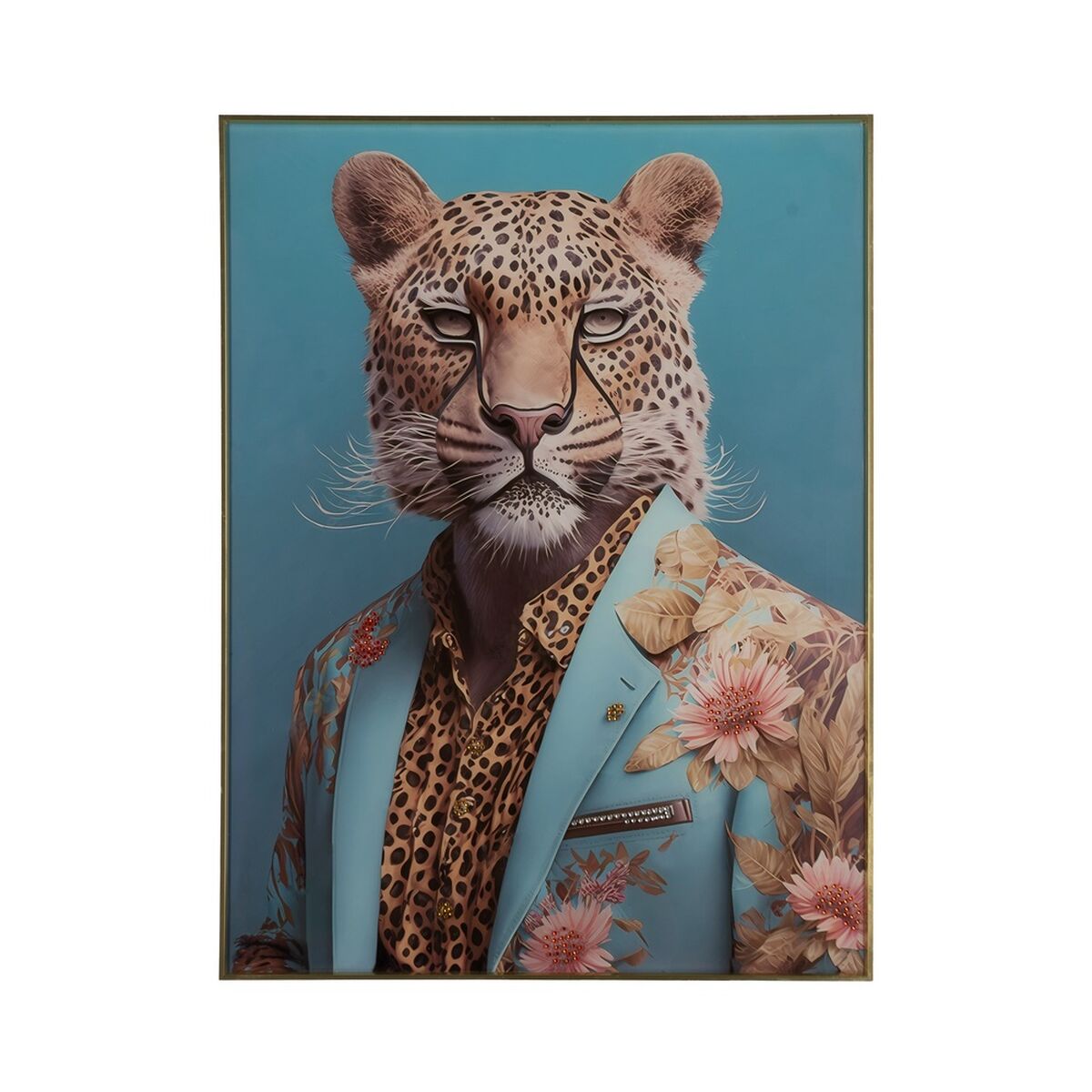 Tablou Aluminiu Sticlă Temperată 60 x 6 x 80 cm