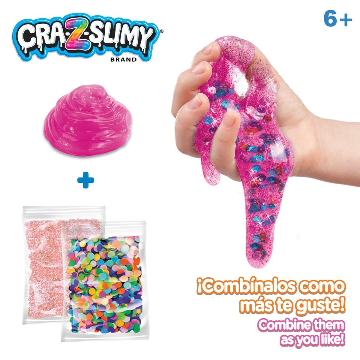 Joc de Plastilină Cra-Z-Art Bold&Brights (6 Unități) Slime