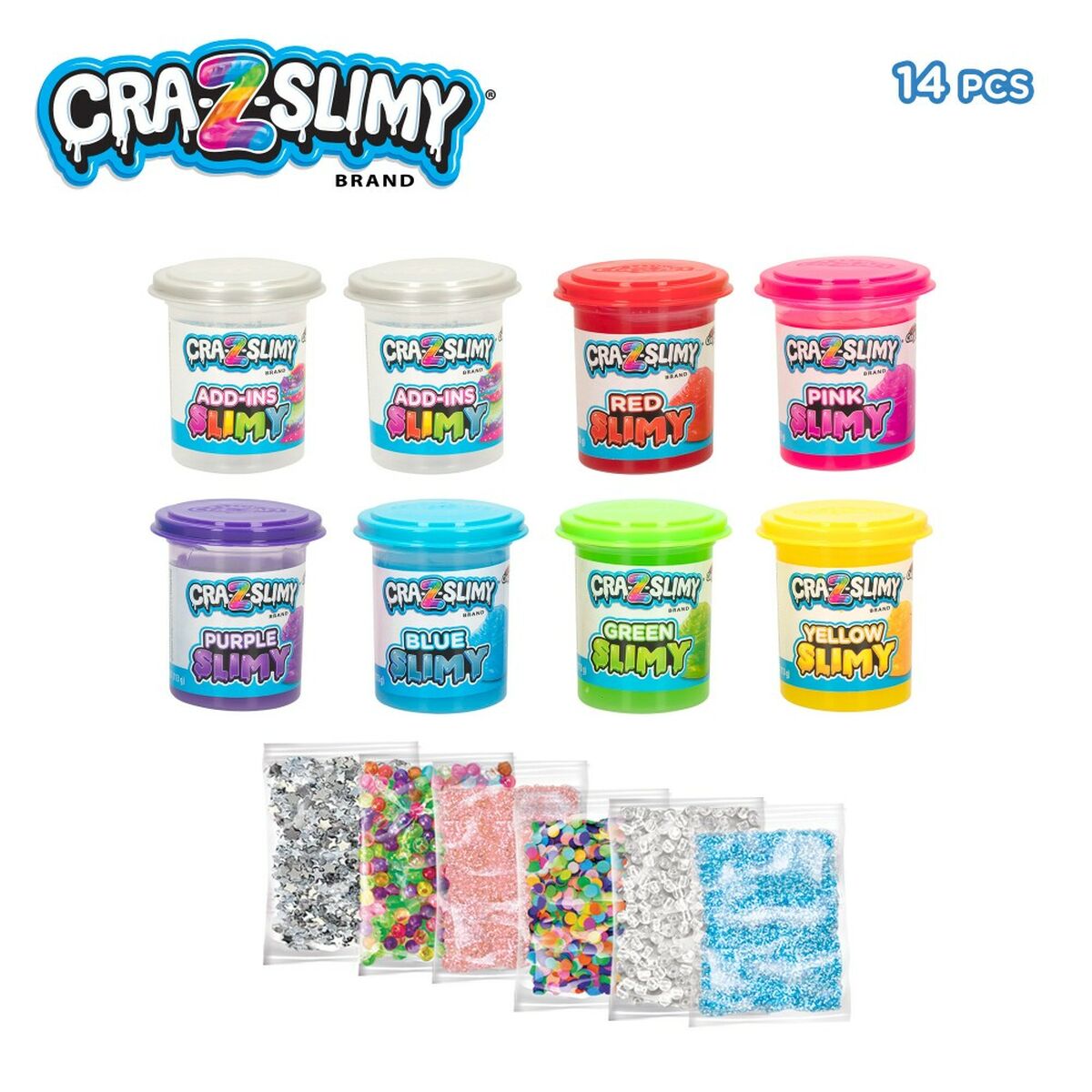 Joc de Plastilină Cra-Z-Art Bold&Brights (6 Unități) Slime