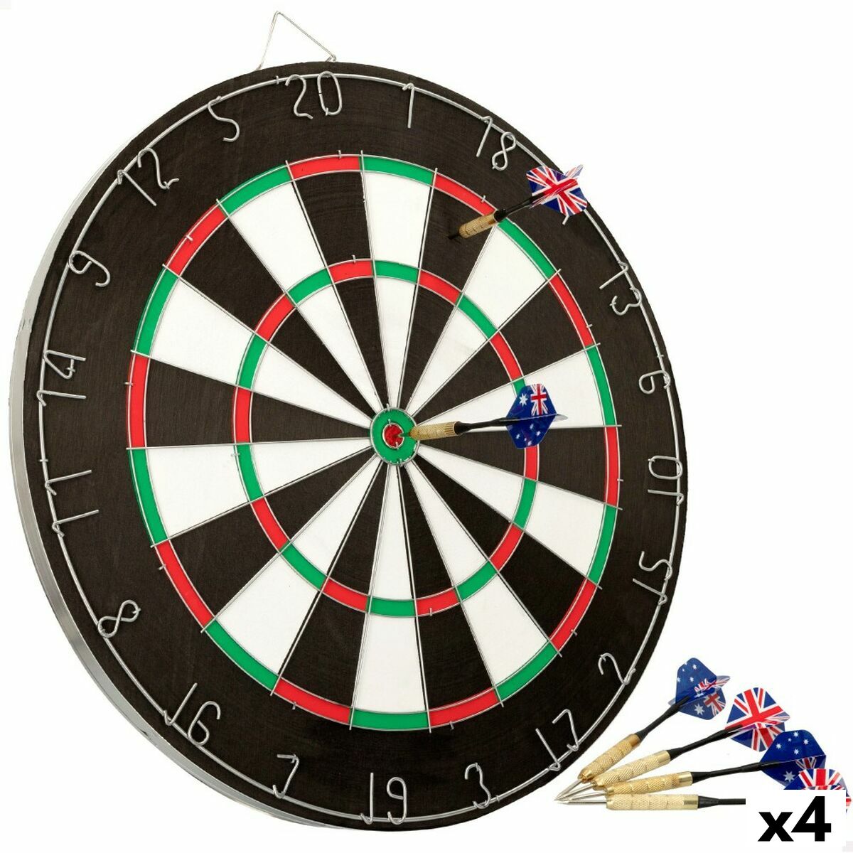 darts Aktive 45 x 45 x 3 cm (4 Unități)