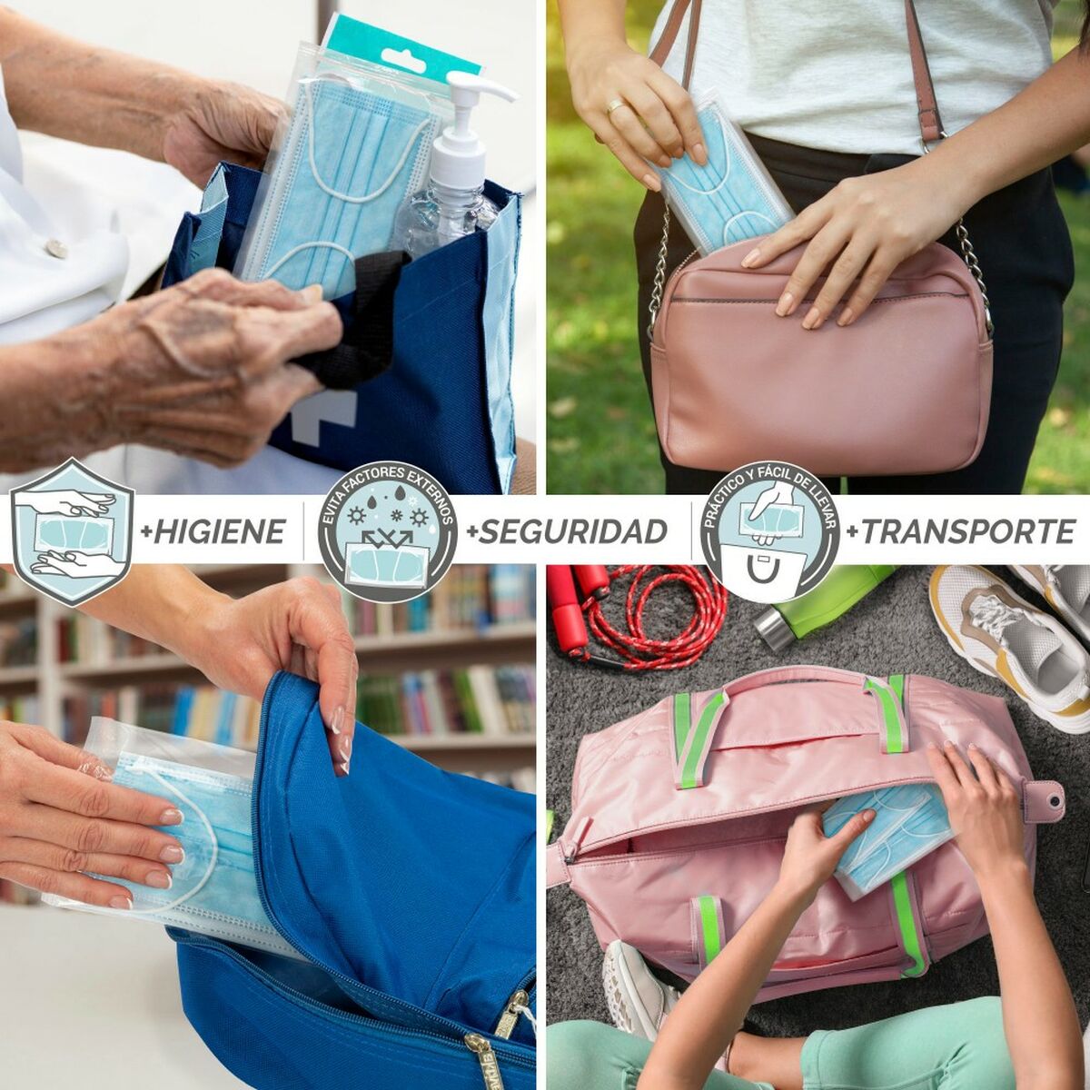 Box of hygienic masks SensiKare 50 Piese (12 Unități)