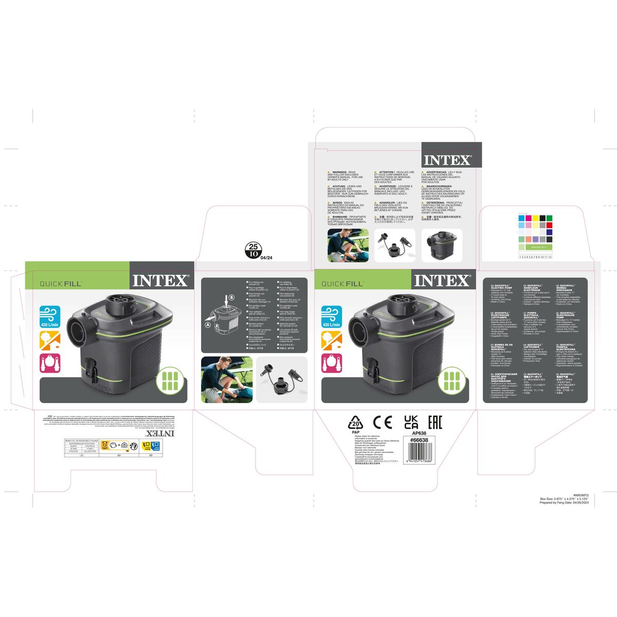 Compresor de Aer Electric Intex Quick FIll (6 Unități)