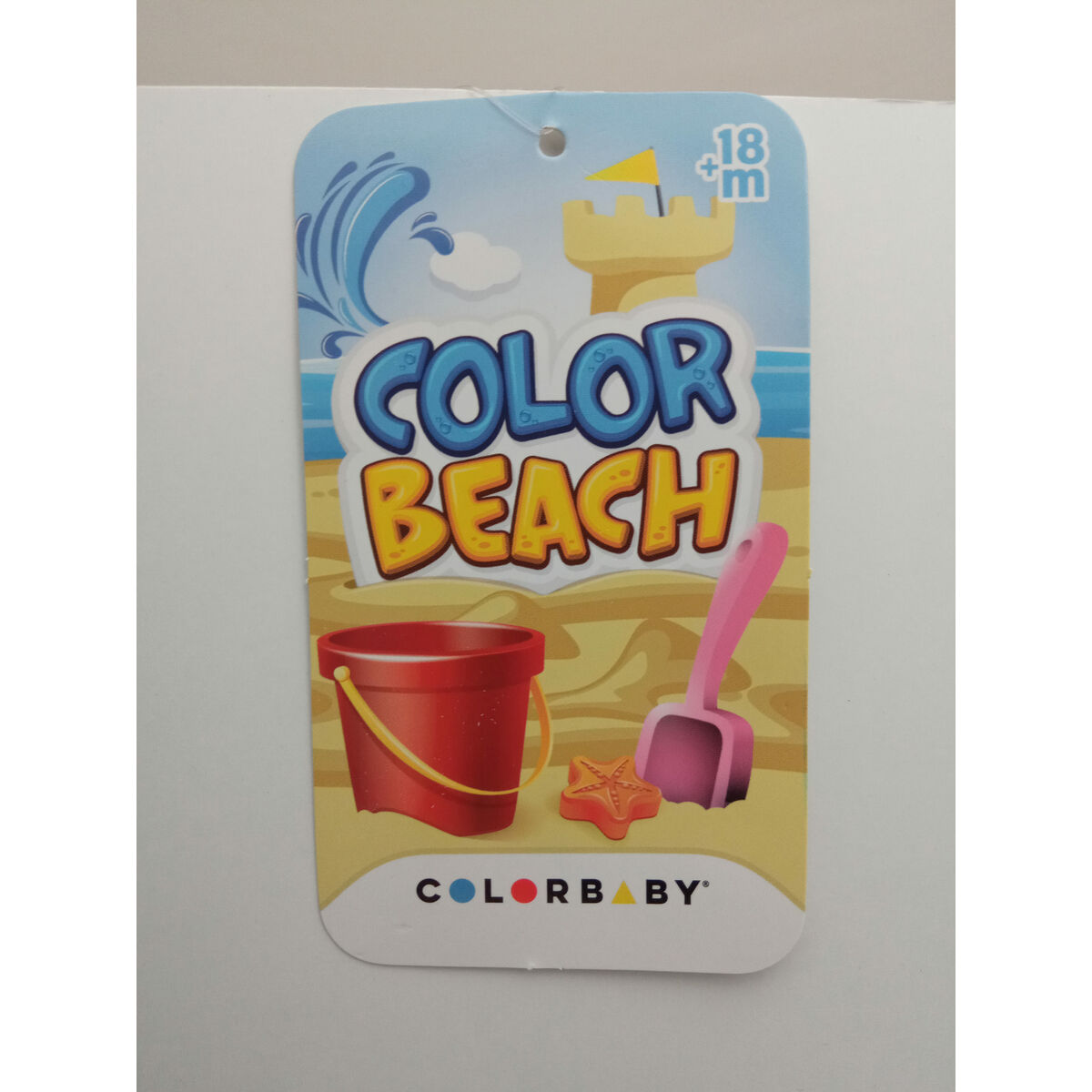 Set de jucării de plajă Colorbaby 2 Piese polipropilenă (12 Unități)