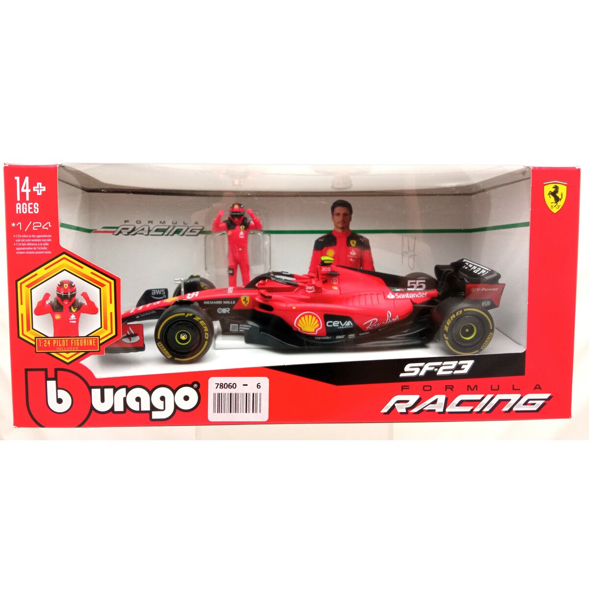 Mașină Bburago Ferrari F1 Racing SF23