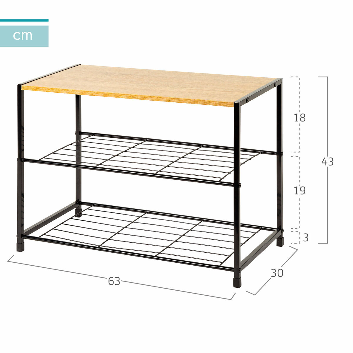 Pantofar Max Home 63 x 43 x 30 cm