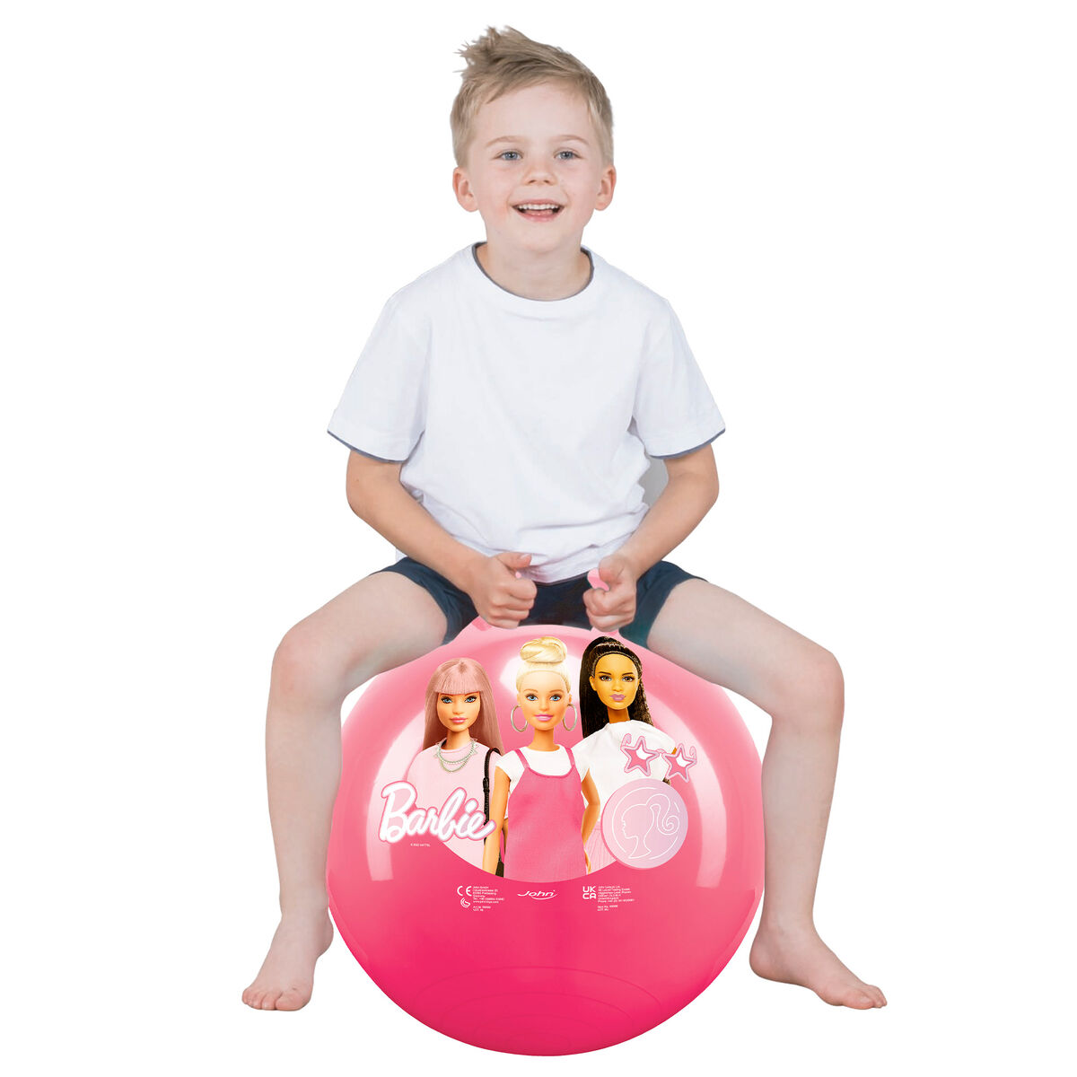 Mingea de sărituri Barbie Roz