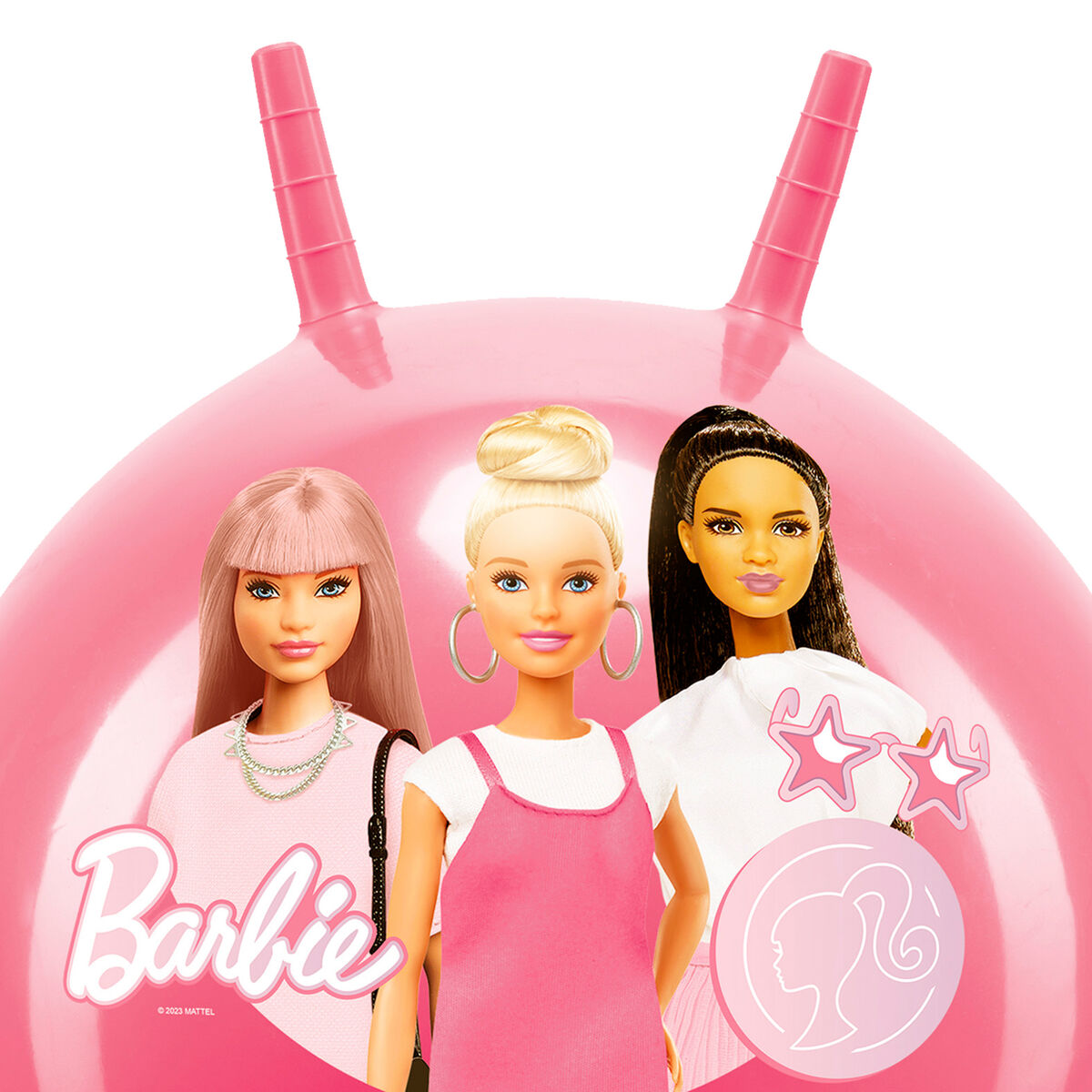 Mingea de sărituri Barbie Roz