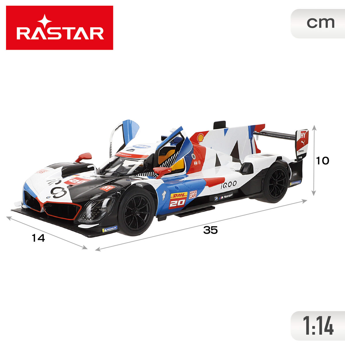 Mașină Radio Control BMW 35 X 10 X 14 CM (2 Unități)